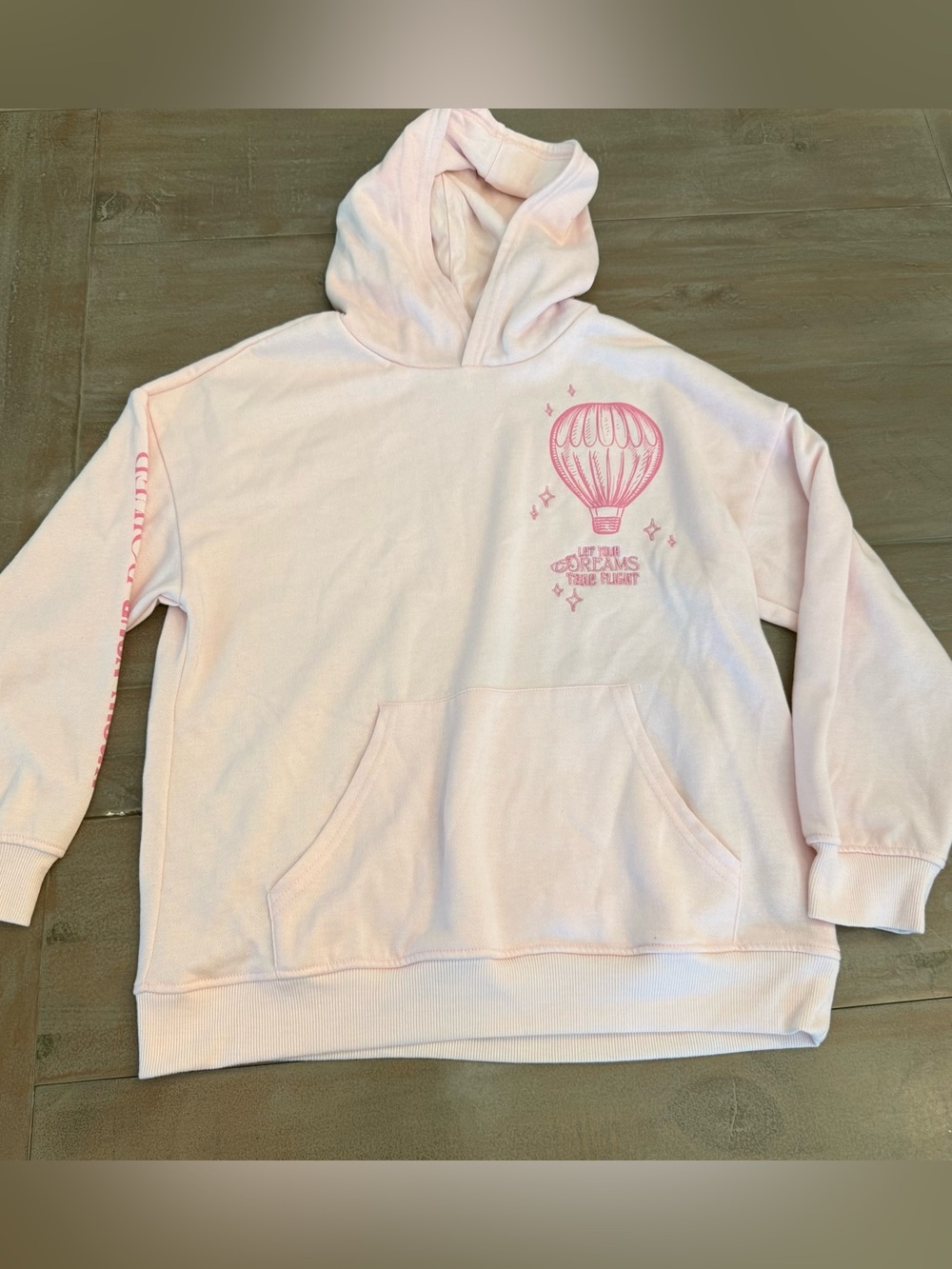 Wicked x Katie Kime Girls' Hooded Graphic Pullover Sweatshirt Sz L 10/12